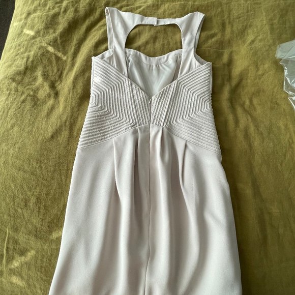 ASOS Beige Evening Mini Dress 8 - Picture 2 of 9